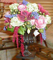 gorgeous fresh flower arrangements.