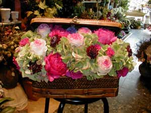 Hydrangea with Esperance Rose